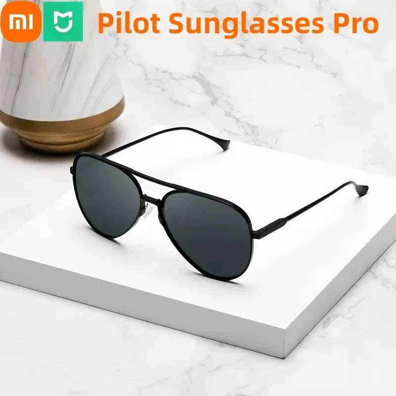 

Xiaomi Mijia Pilot Sunglasses Pro, stylish nylon polarized, unisex, stainless steel frame, anti-glare, essential for driving