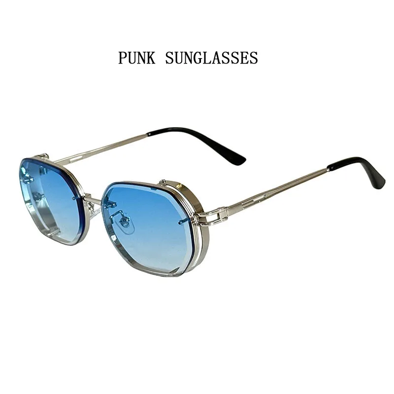 2024 Outdoor Sunglasses Steampunk Vintage Glasses Vacation Sunglasses Punk Lentes Oculos Trendy Gafas De Sol Hombre Dropshipping