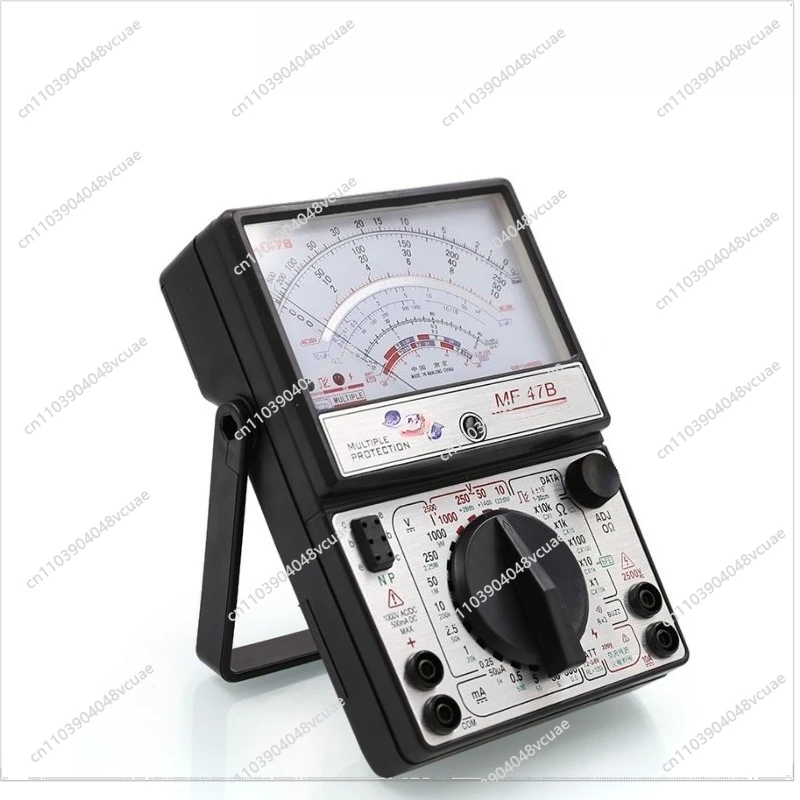 MF47L External Magnetic Pointer Multimeter Mechanical High-precision Multi-purpose Meter Measurable Voltage Regulator LED