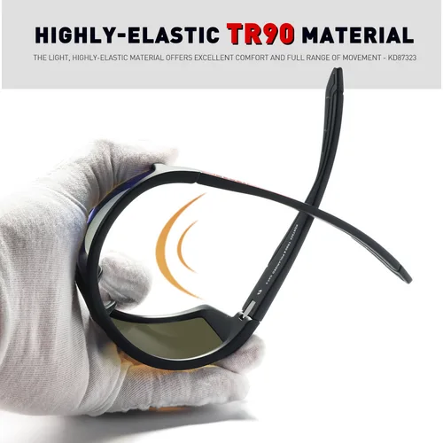 Imagen 2 del producto Kaenon 2025 nuevas gafas de sol polarizadas TR90 para hombres, deportes al aire libre, pesca, gafas de sol coloridas, bisagra de Metal, gafas de conducción