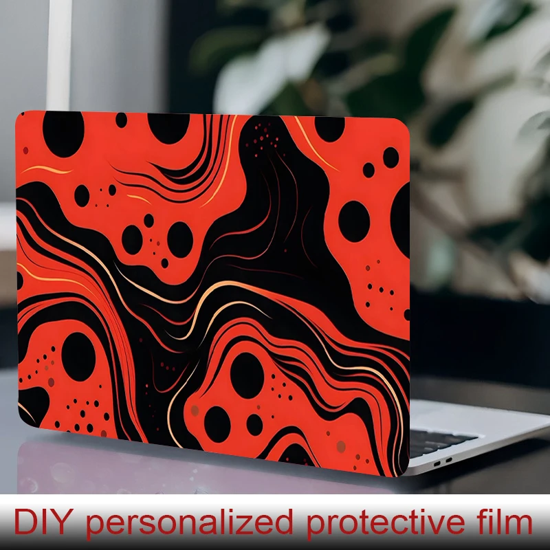 

2 laptop stickers Geometric Lines Protective film, DIY scratch resistant sticker