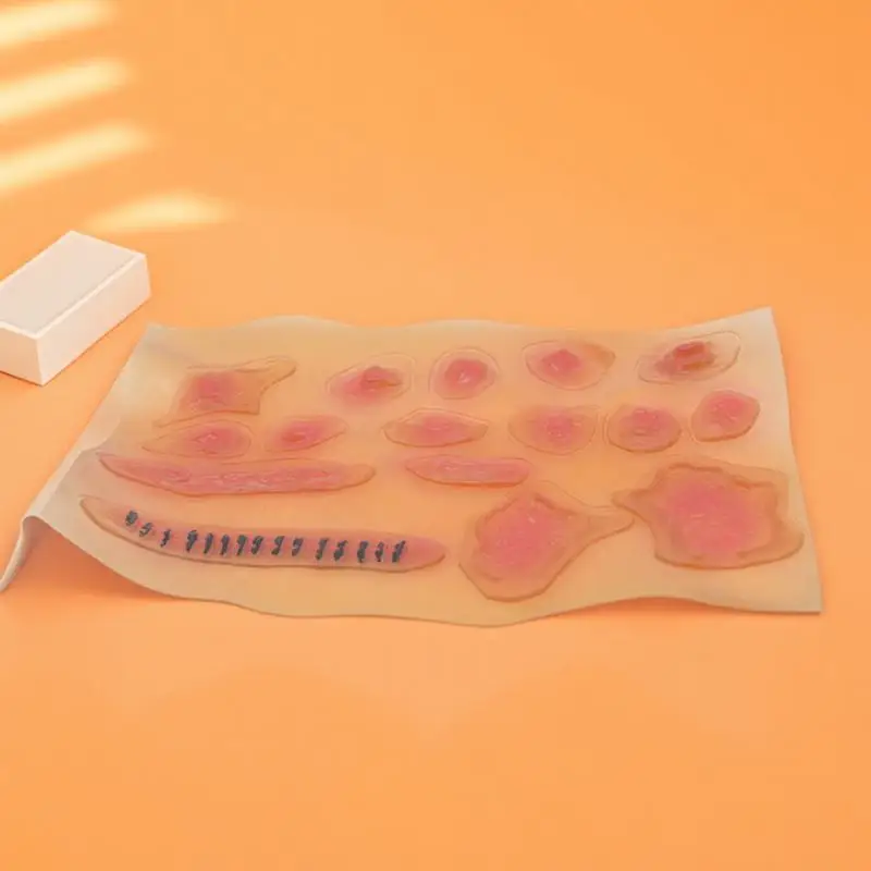 

Halloween Wound Stickers Simulation Horrible Realistic Blood Scar Pattern Temporary Body Decorations for Cosplay