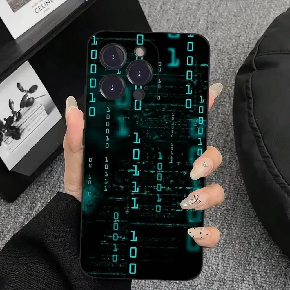 حافظة هاتف جافا لهواتف iPhone 17,16,15,14,13,12,11,Plus,Pro Max,XS,X,XR,SE,Mini,8,7,Soft غطاء أسود من السيليكون #4