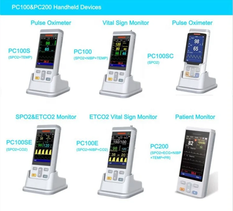 Fabrik OEM Veterinary Pet Animal Vital Signs Monitor mit Ständer