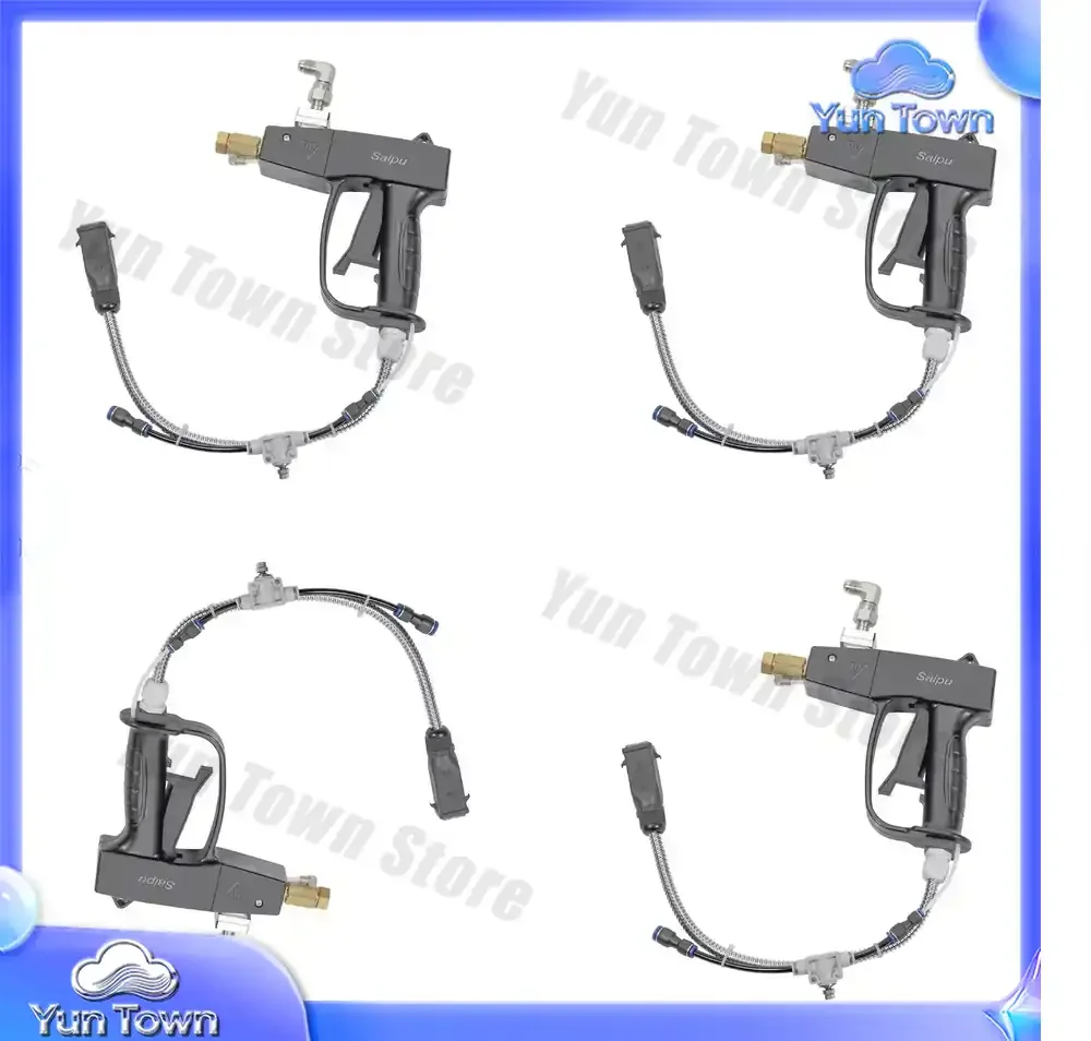 Electric Pneumatic Spray Gun for Hot Melt Adhesive Application in Textiles Mattress Box Casing Packaging Plastic Food Home