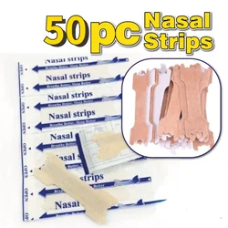 Bandes nasales anti-ronflement, 50 pièces, pour respirer à droite, patch pour soins de santé, taille S/L, 66x19, 55x16mm