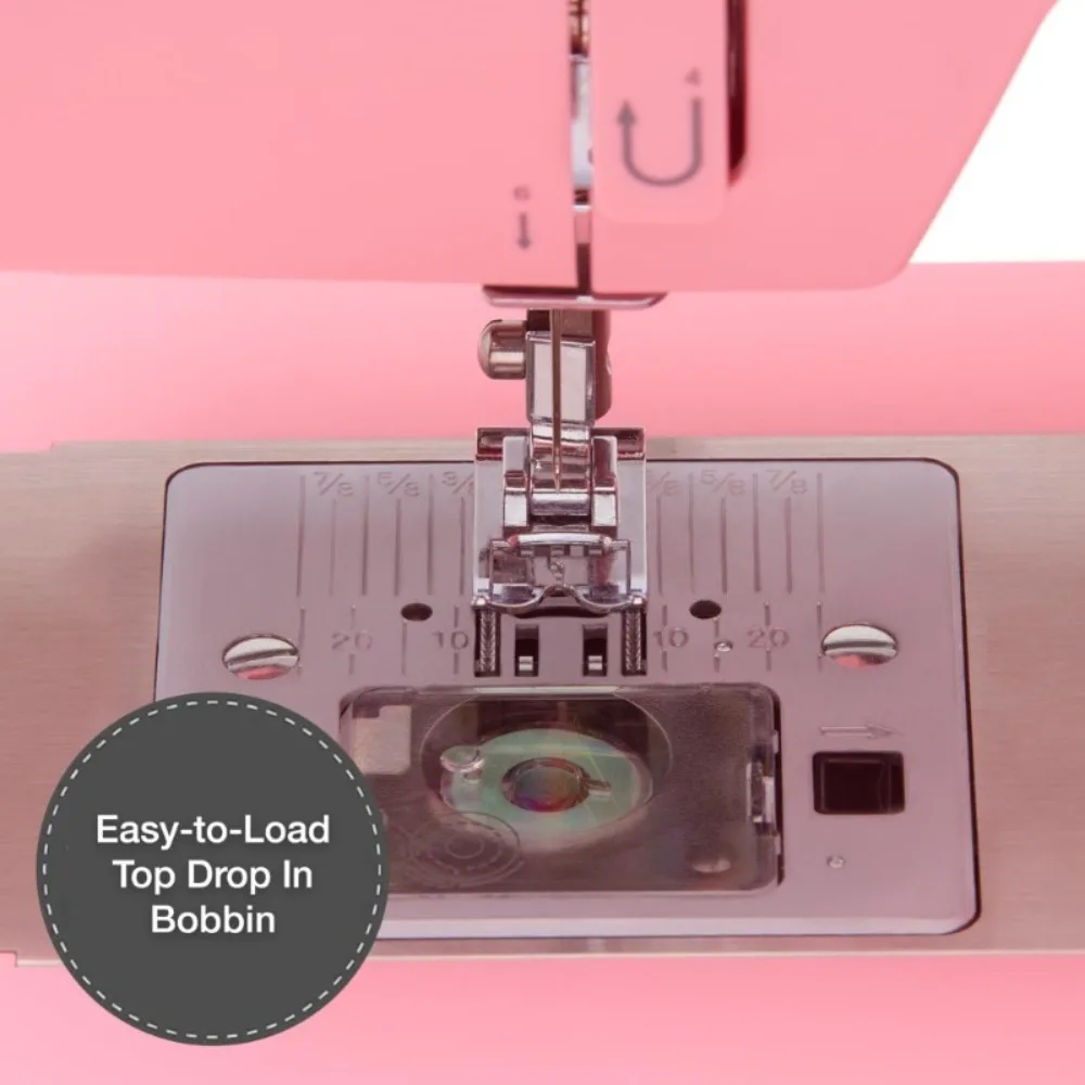 ماكينة خياطة وردية عالية السرعة مع إطار معدني وإضاءة LED 69 تطبيقات غرزة محرك قوي بفتحة أزرار 4 خطوات