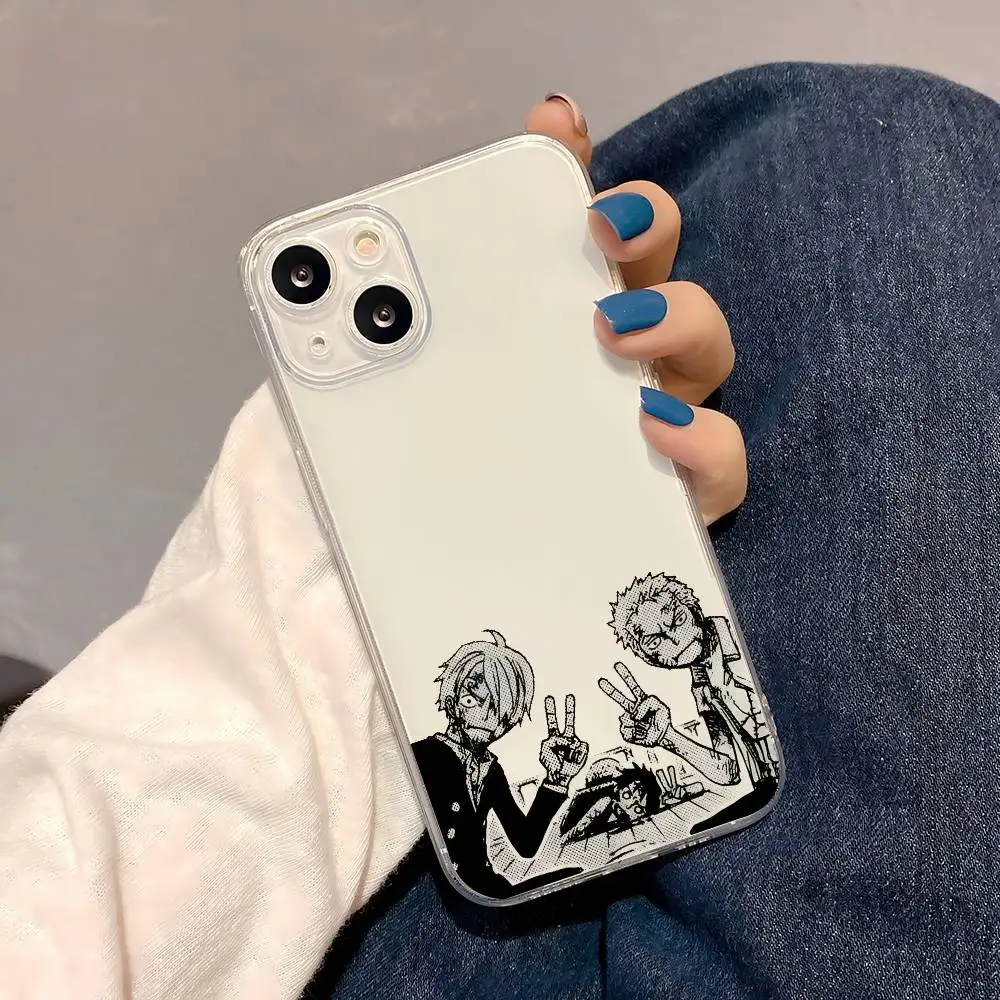 Epc Luffy, Zoro, Sanji FUNNY ANIME Phone Case IPhone 17 16 15 14 13 12 11 Pro Max 13 12 Shockproof Soft Clear Cases Coque — product photo 1 of 1