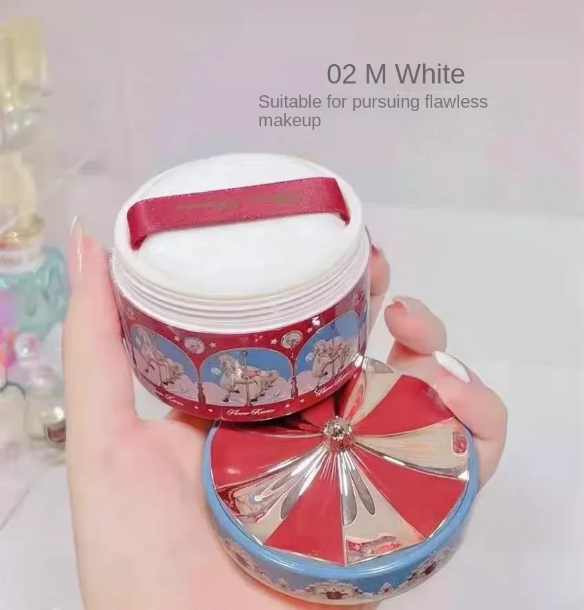 XL Soft Focus Light Fog Powder Matte Face Powder Natural Color Oil Control Finishing Powder Matte แต่งหน้า