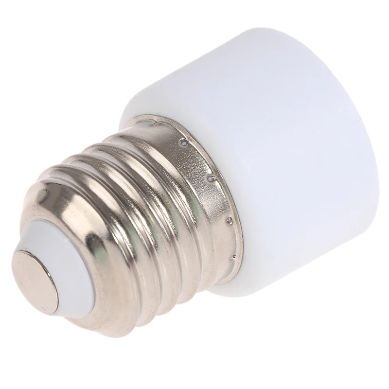 1 stuk stopcontact 220v e27 abs witte connector accessoires ons/eu plug schroeflamp basisadapter e27 naar stopcontact lamphouder converter