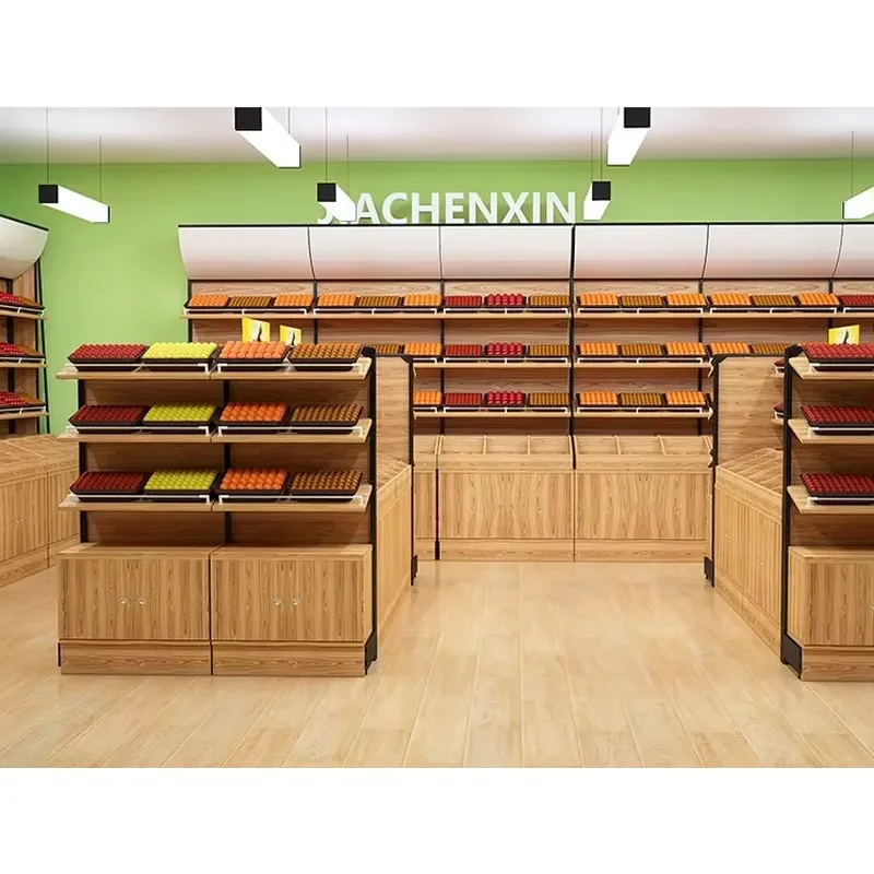 Simple and stylish bakery multi-layer display stand removable wooden floor bread display stand