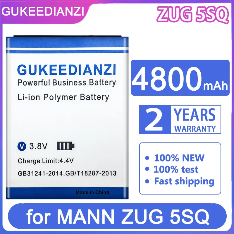 

GUKEEDIANZI Replacement Battery 4800mAh For MANN ZUG 5SQ/for AGM A8