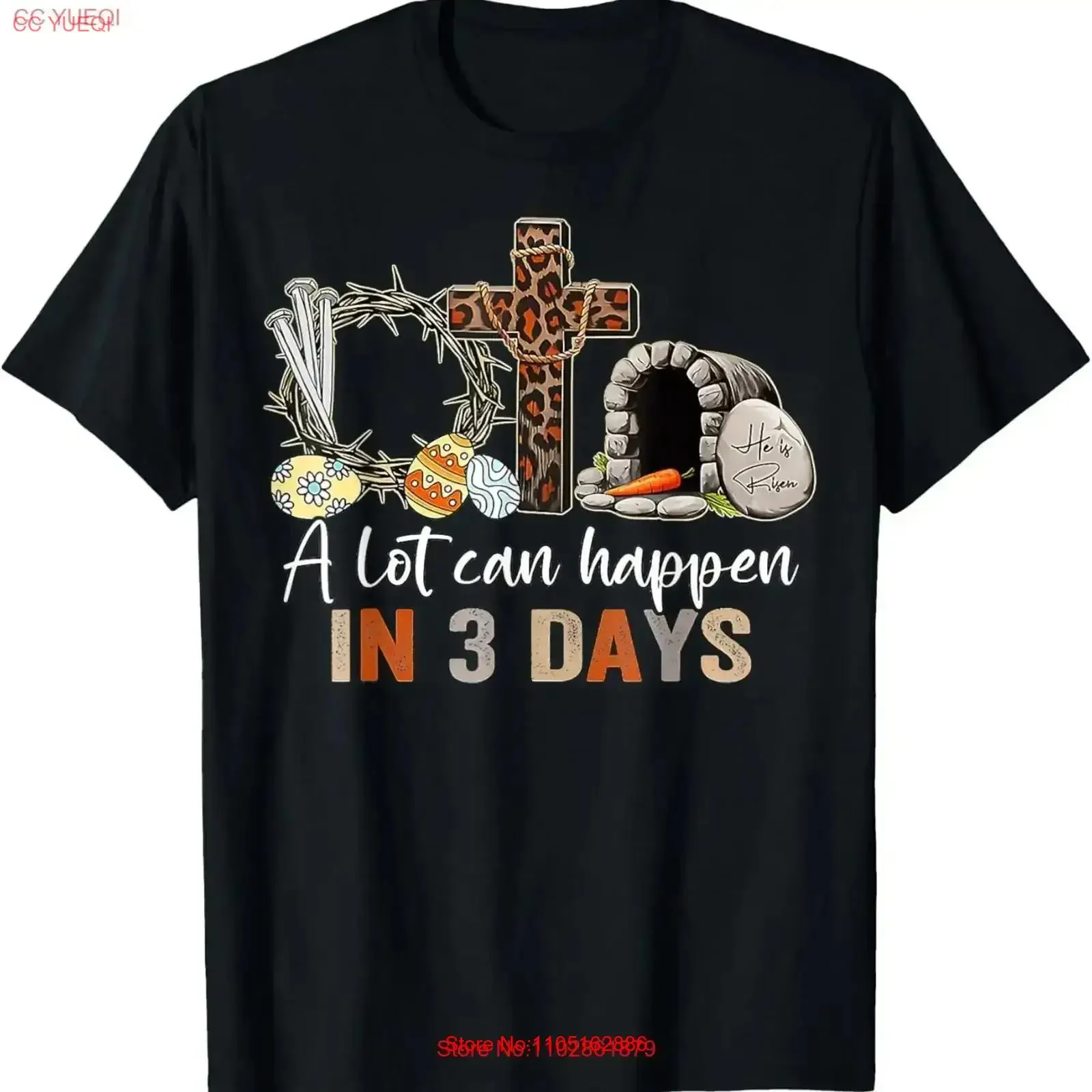 

A Lot Can Happen In 3 Days Easter Religious Kids T Shirt vintage Washed streetwear Comfortable Versatile Stylish vintage