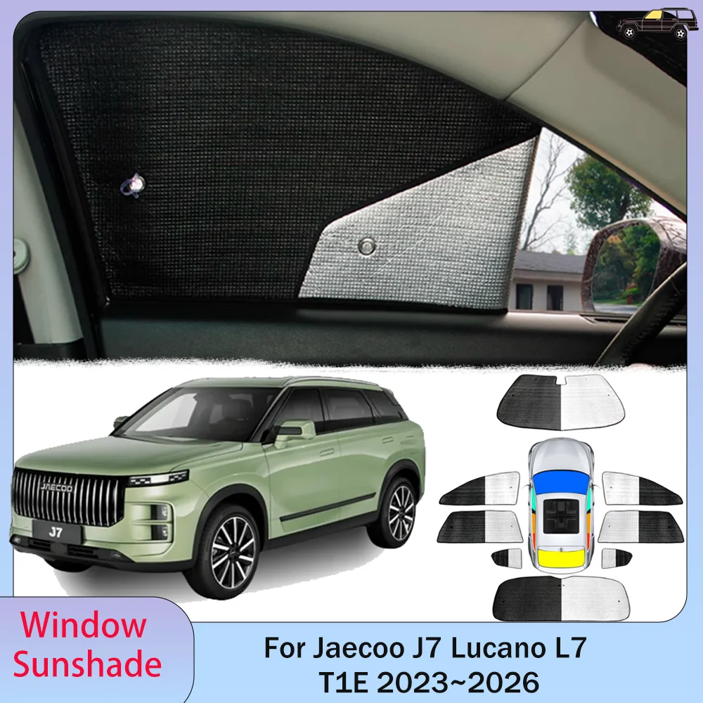 

For Jaecoo J7 Lucano L7 T1E 2023~2026 2024 2025 Car Sunshade Skylight Windshield Sun Shade Protector UV Parasol Accessories