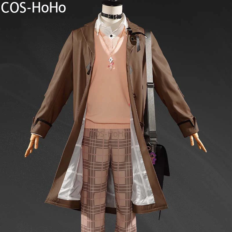 COS-HoHo Vtuber Shoto Shxtou Game Suit Gorgeous Cool Handsome Uniform Cosplay Costume Halloween Party Role Play Outfit Men S-XXL