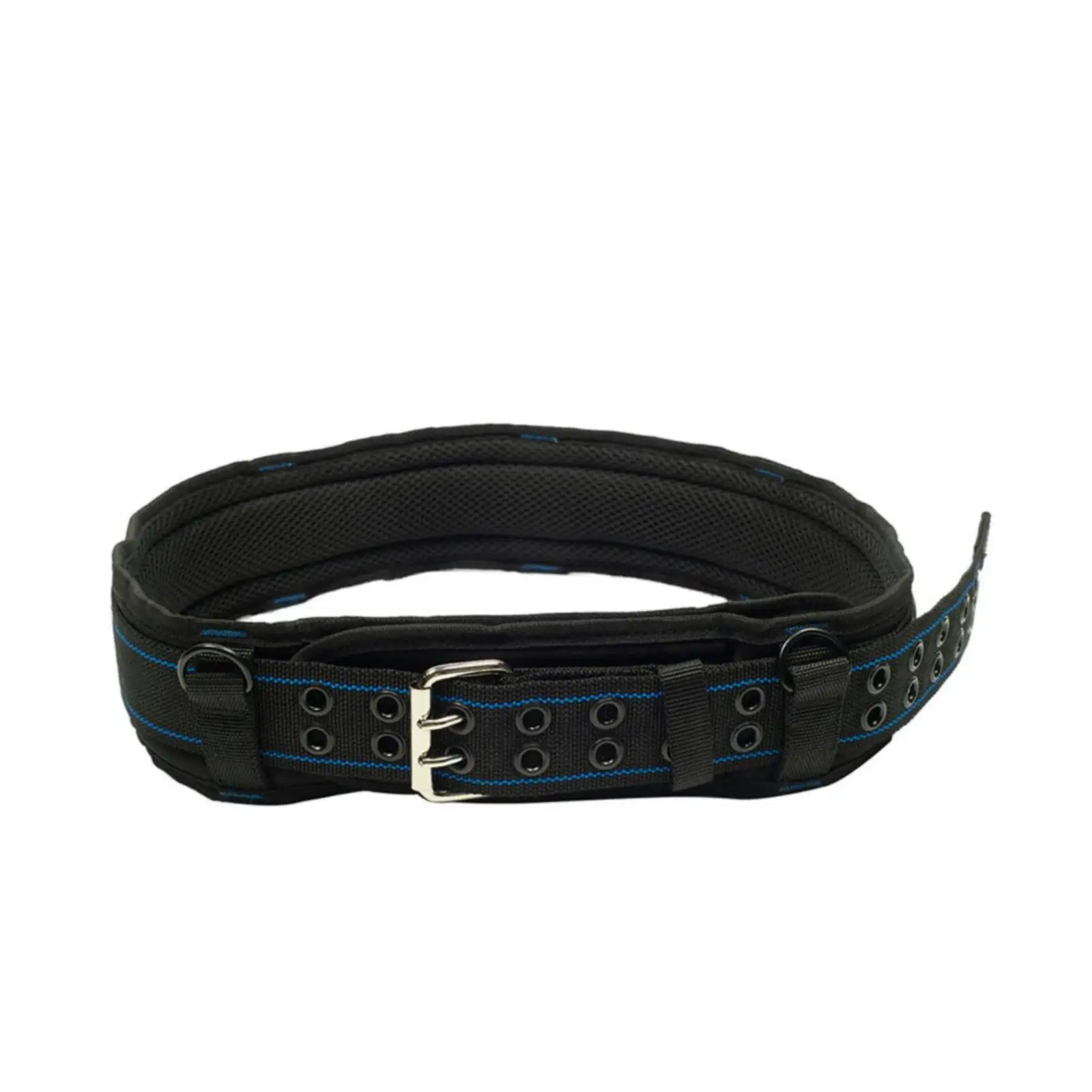 Tool Holder Belt with Padded Waist for Work Tools Oxford Cloth Non Elastic Design with D-rings for Carpenters and Electricians