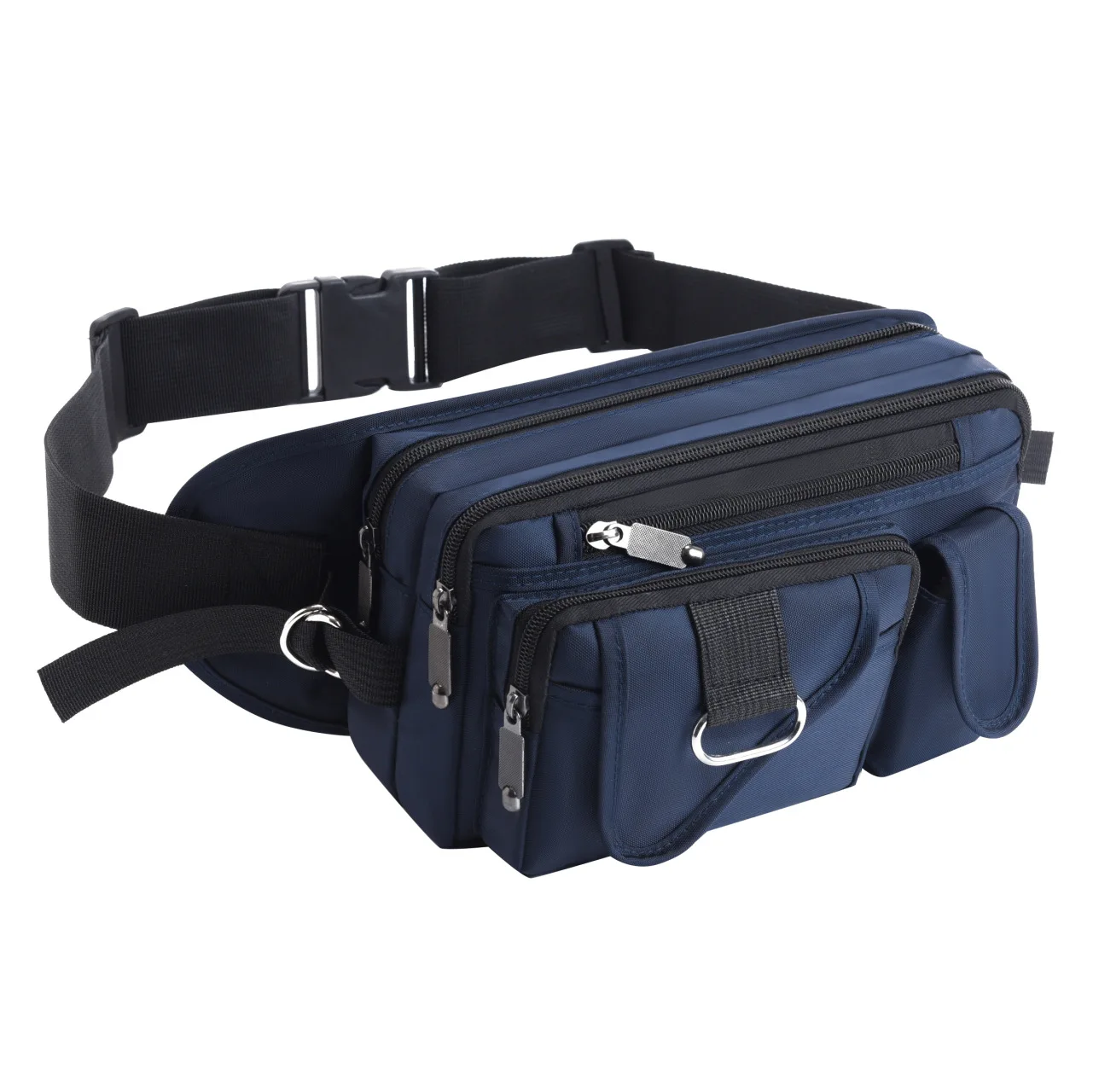 

Anti-splashing Waist Pack Men Outdoor Sports Tactics Large Capacity Waist Pack Multifunctional Travel Bag Solid Chest Bag