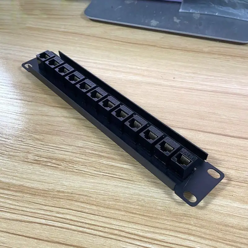 

M2EC 19 ”Rackmount или настенный крепление 12 -й сетевой панель сетевой панели порта (Cat5e RJ45 Patch Panel)