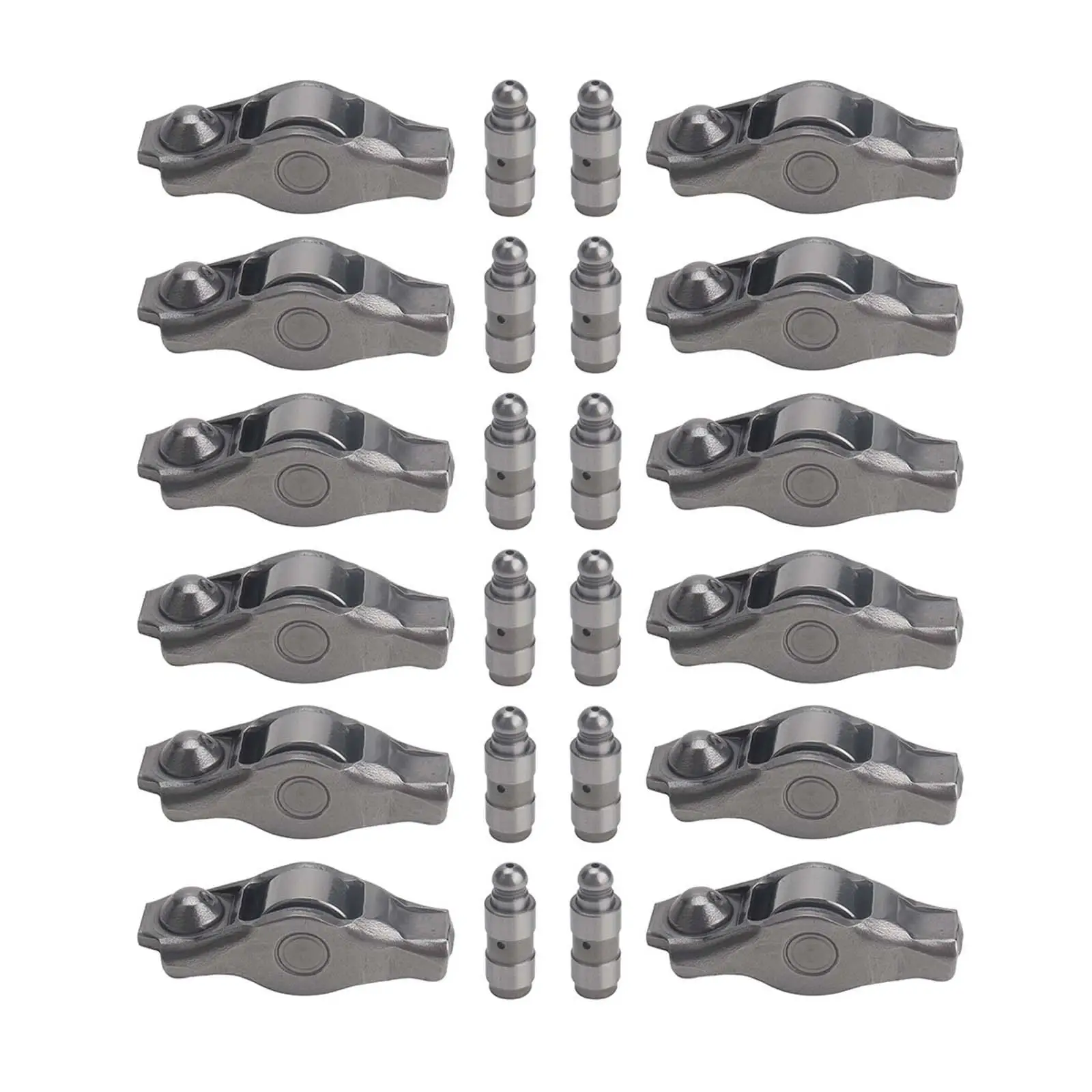 

12x Rocker Arm and Lifter Kit High Performance 5184332AA 5184296AH Auto Accessories Iron Easy Installation Replace