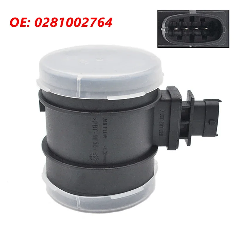 0281002764 MAF Mass Air Flow Meter Sensor For SAAB 9-3 Estate Convertible YS3F 1.9 TTiD UAZ PATRIOT 0281002763 55190587