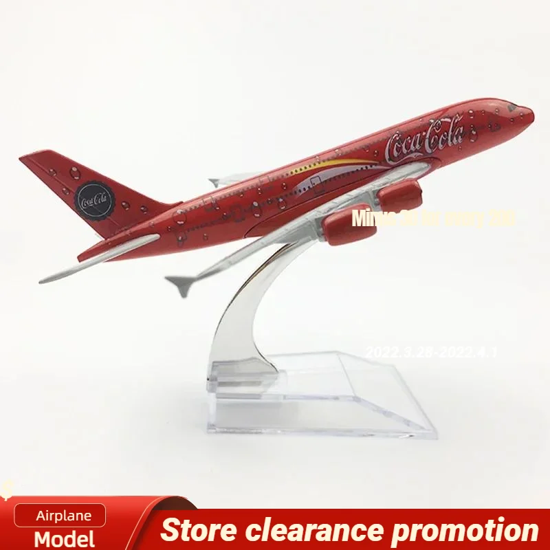 

2024 New 16cm Boeing B747 B787 Airbus A380 Model Airplane Kits Gift Plane Model Metal Diecast Models Toys Collection