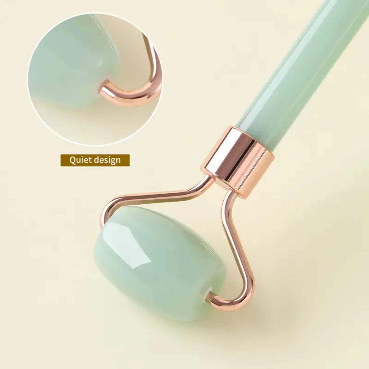 Achieve Youthful Appearance with Powerful Anti-Aging Jade Green Facial and Neck Tightening Roller - Effective Skin Firming Beaut