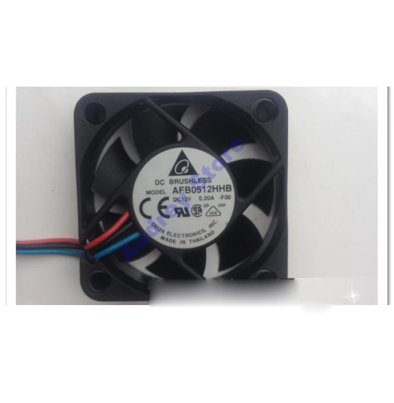 

Delta 5015 5cm AFB0512HHB 12V 0.20A 6400rpm Double ball bearing server fan 27.6 m3/h 71pa air blower