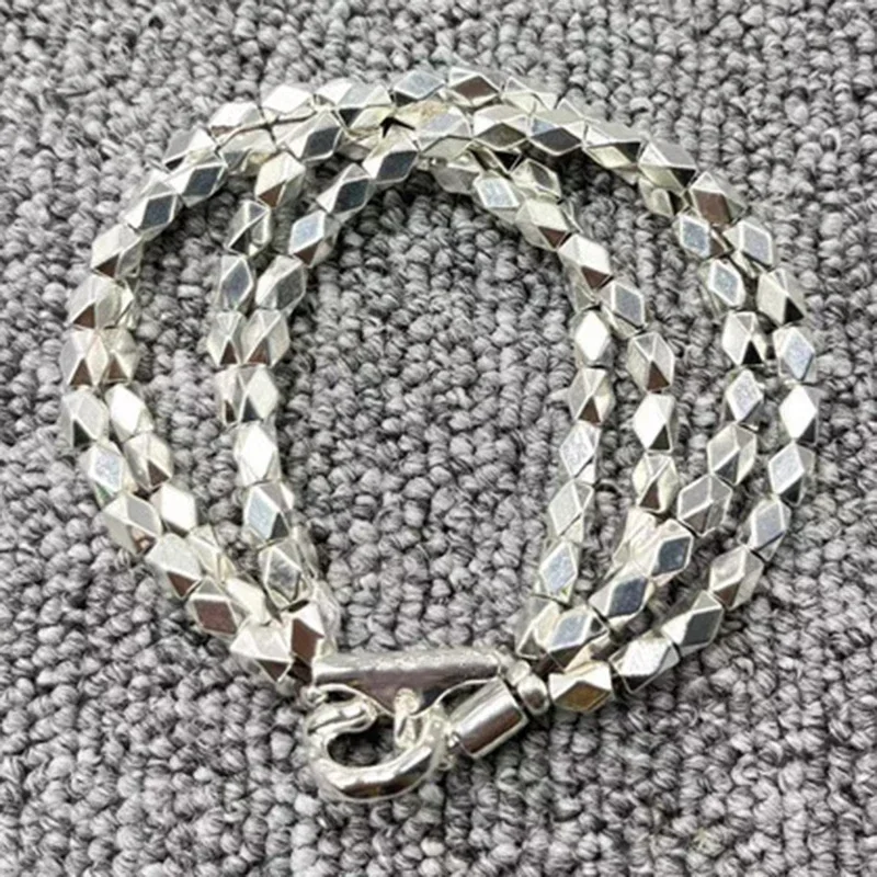 Luxury Hot selling European and American creative fashion electroplating silver S925 four row bracelet exquisite luxury jewelry