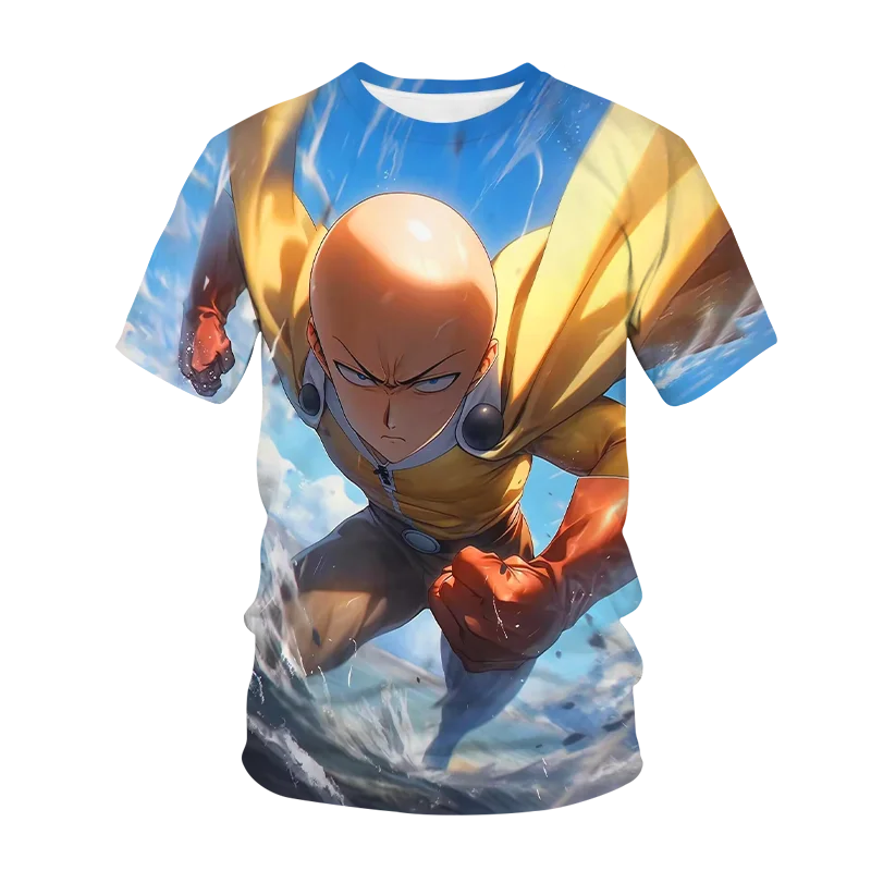 Anime One Punch Man Saitama Cosplay Clothing 3D Printed Men/Women T-shirts Summer Short sleeve Tee Kid Tops Oversized Streetwear