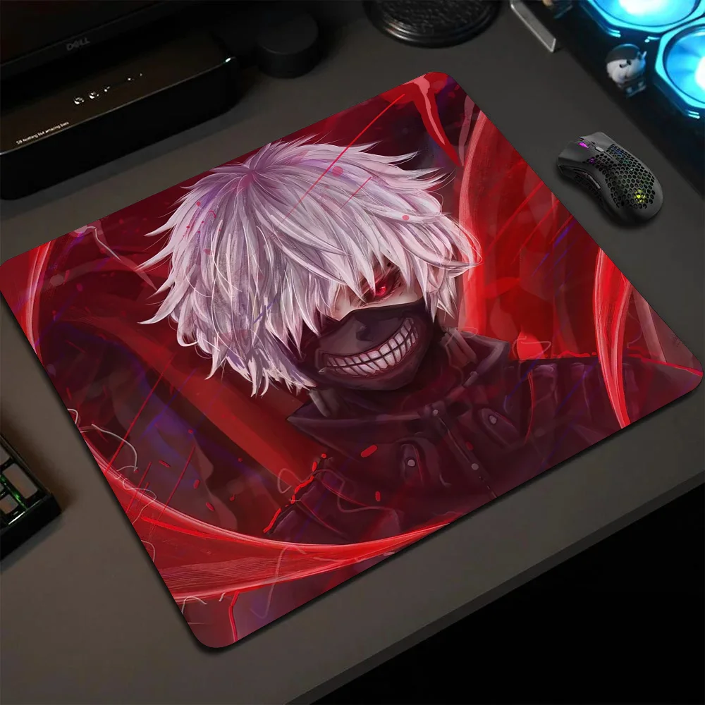 Tokyo Ghoul Mousepad Small LockEdge Mouse Pad For Gamers Computer Desk Pad Rectangular Anti-slip Rubber