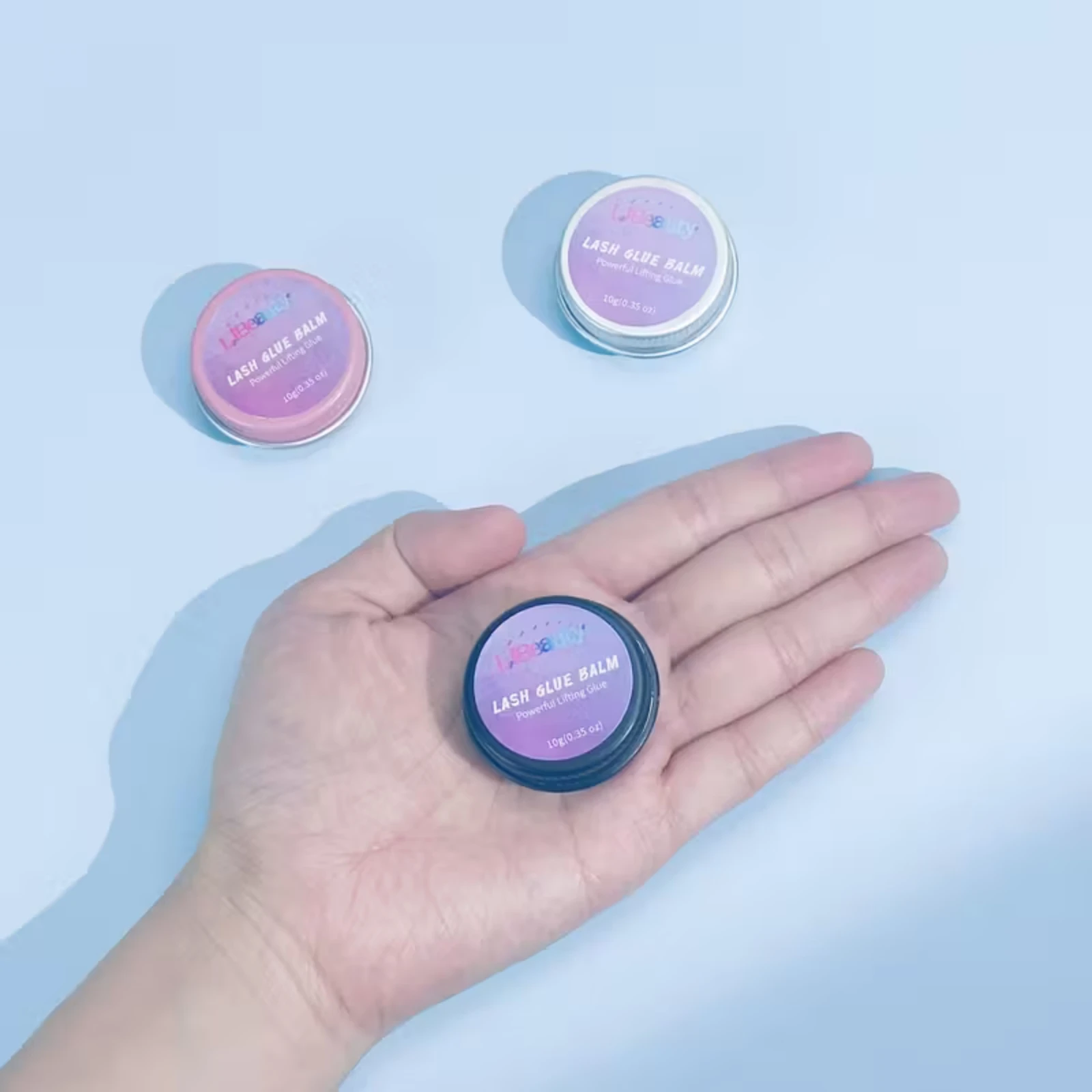 Libeauty Wholesale 10g Korea Lash Lifting Balm Wax Eyelash Extension Non Strong Fixer Vegan Balm Lash Lifting Glue Tools