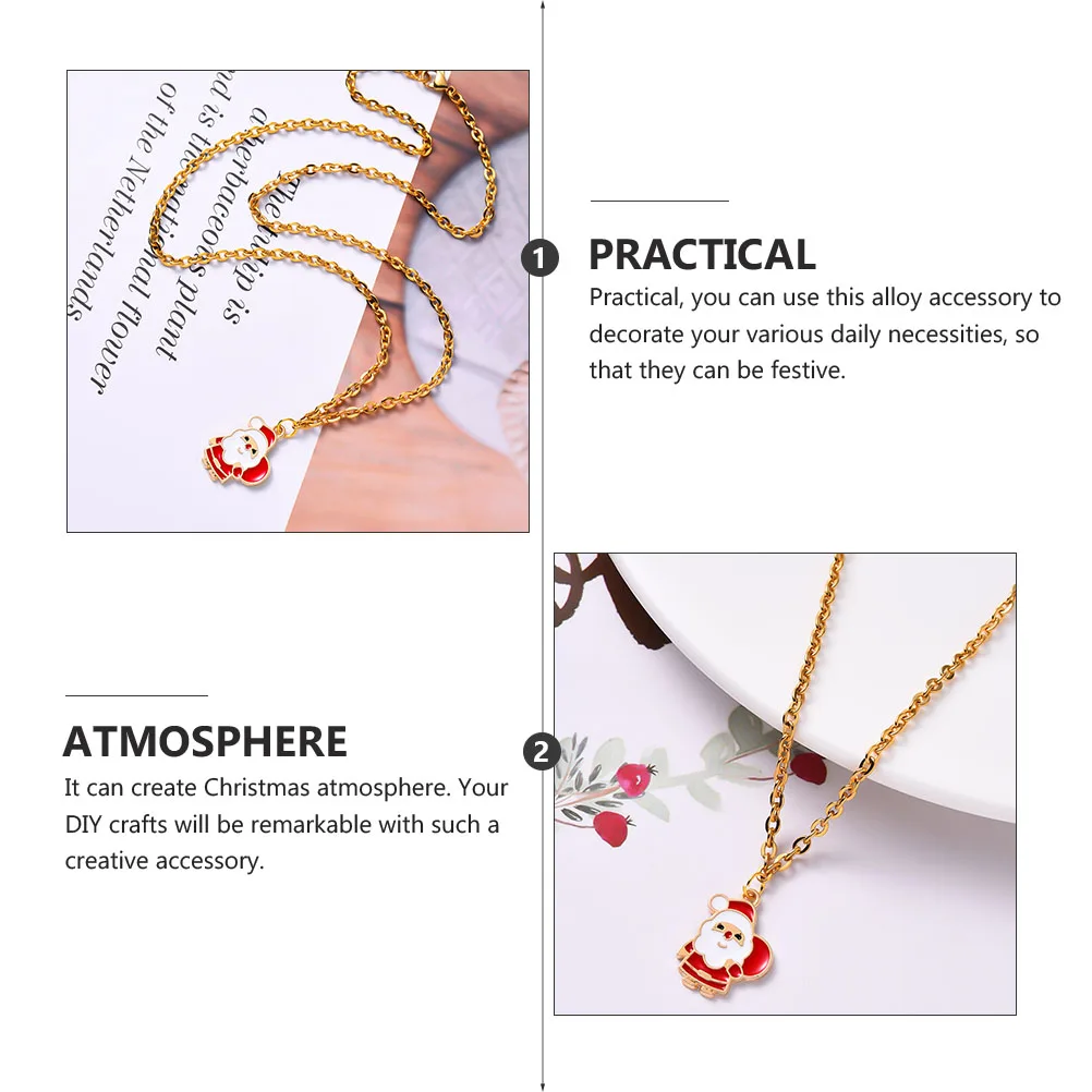 

20 Pcs Jewelry Accessories Christmas Decor Gifts Necklace Material Alloy Earrings