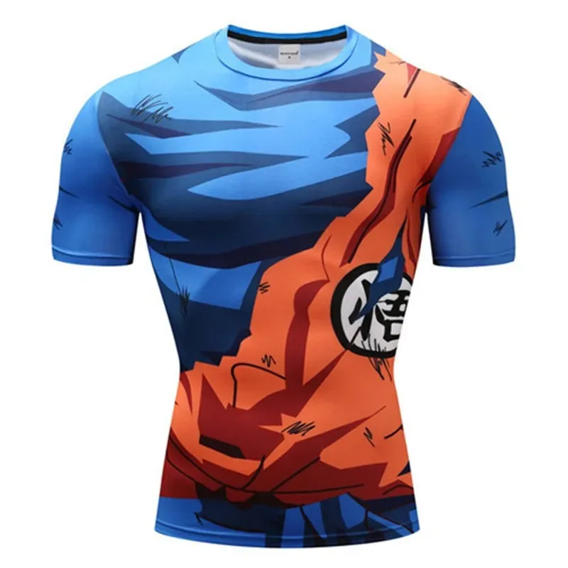 Anime Gokus 3d Printed Children\'s T-shirt Fitness Cosplay Boy  Cool Clothing