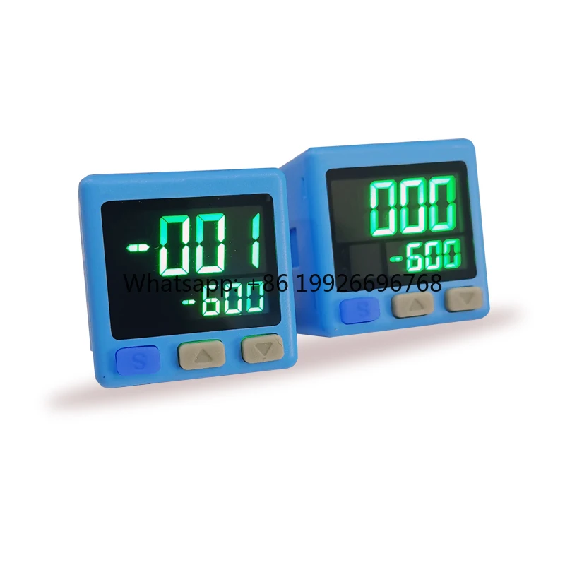 

FKP70 Compound -100.0 ~ 100.0KPa Pressure Switch, 3-screen Digital Display, M5 air Pressure Switch Sensor Economic Version