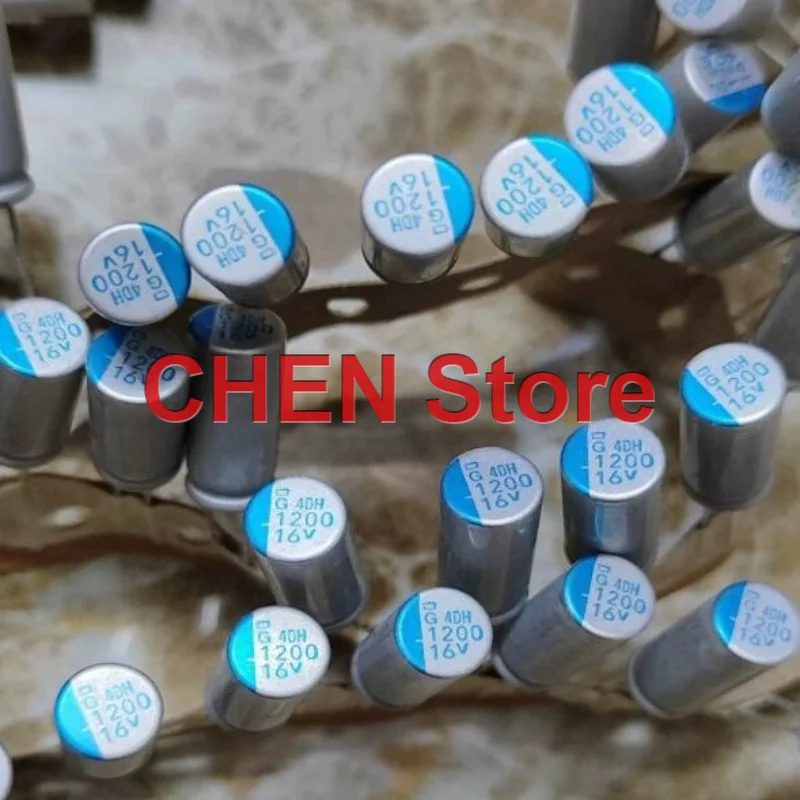 20PCS/50PCS NEW CHEMI-CON PSG 16V1200UF 8X20MM NCC NIPPON 1200UF 16V Motherboard Solid Capacitor APSG16ETD122M free shipping