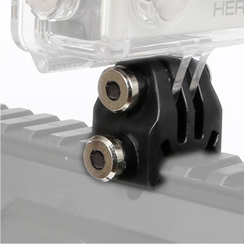 Tactische 20Mm Picatinny Rail Mount Adapter Voor Jacht Airsoft Gopro Eken Dji Osmo Sport Action Camera Cs Game Foto