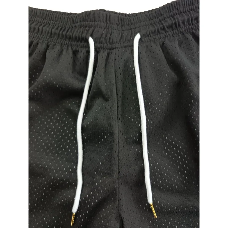 Running Shorts Men Embroiderey Loose Basketball Sport Gym Breathable Shorts Fitness Training Workout Bottom Male