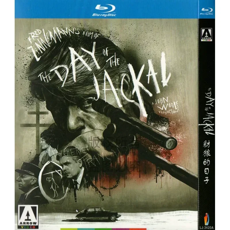 

Blu-ray Thrilling Drama Movie Days of the Jackal High Definition Disc 1080P 1BD Disc Non-DVD Disc