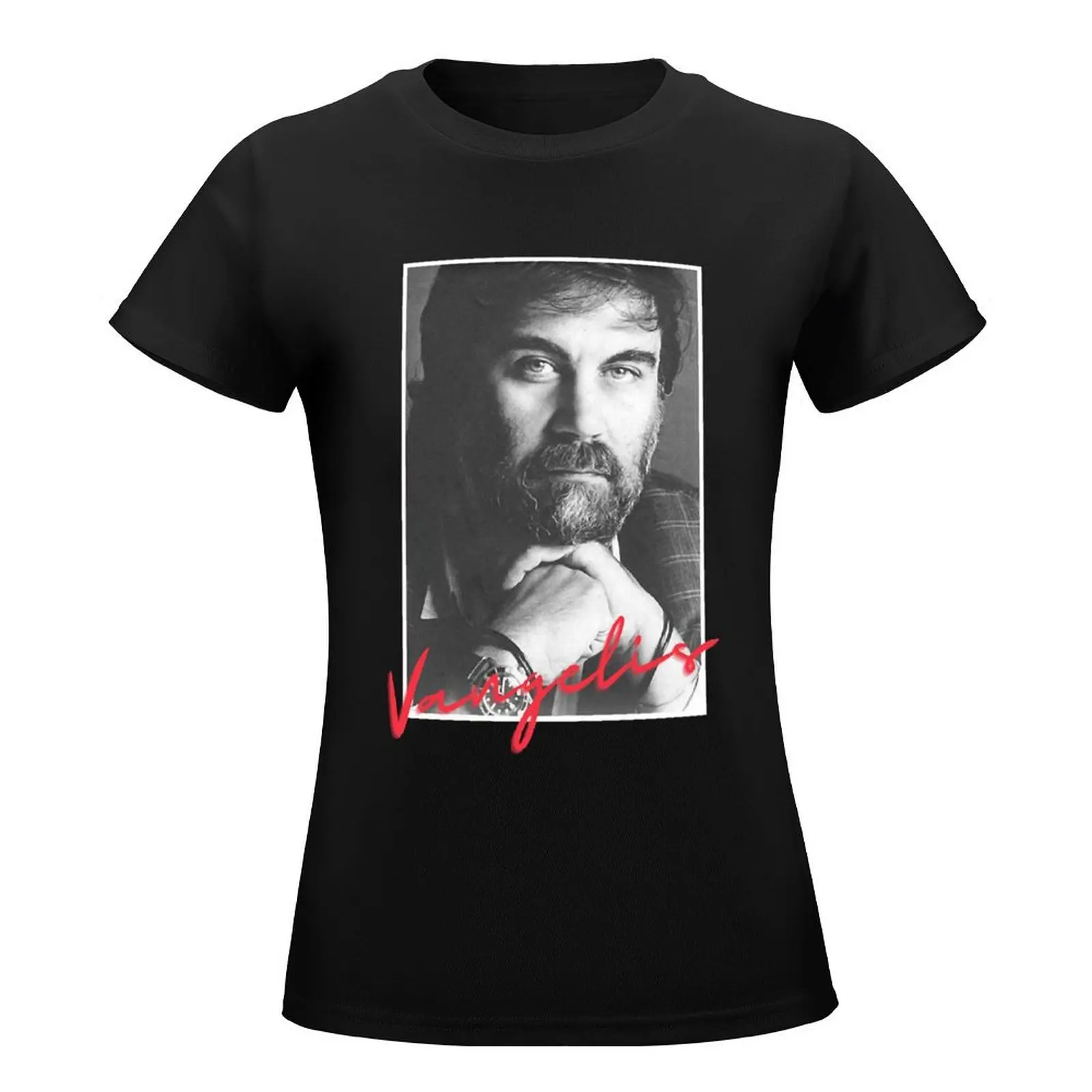 vangelis T-Shirt graphics cute clothes workout shirts for Women loose fit