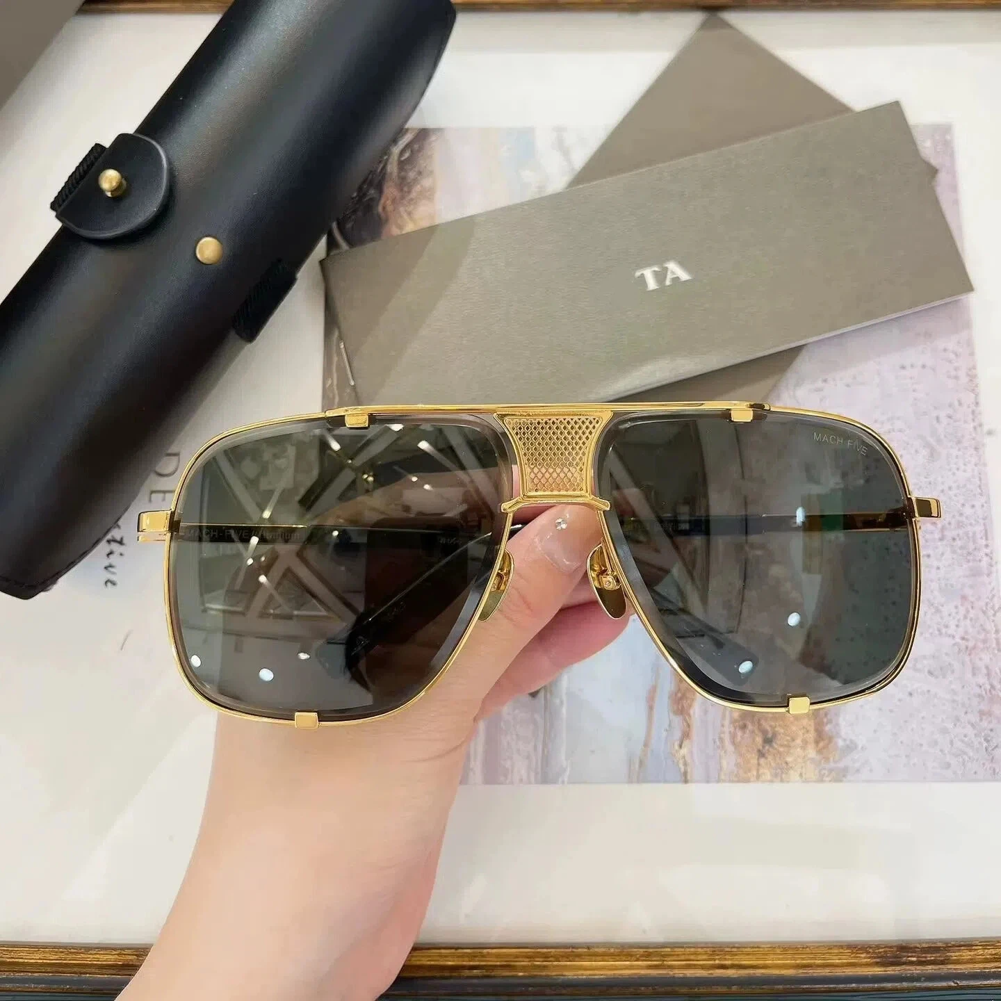 

Original Factory For DIYTA DT DRX-2087 MACH FIVE With Brand Box Top Quality LIMITED EDITION Leisure Popular Men Women Sunglasses