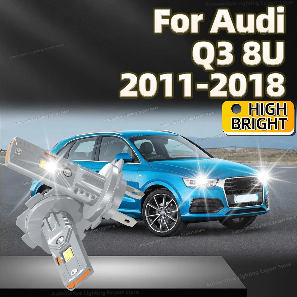

2Pcs LED Headlights Canbus Car Lamp 30000LM Super Bright Light Bulbs For Audi Q3 8U 2011 2012 2013 2014 2015 2016 2017 2018