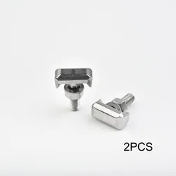 2Pcs Car Battery Cable Terminal Connectors Car T-Bolts Stainless Steel Battery Terminal Connectors Cable Screws 19116852