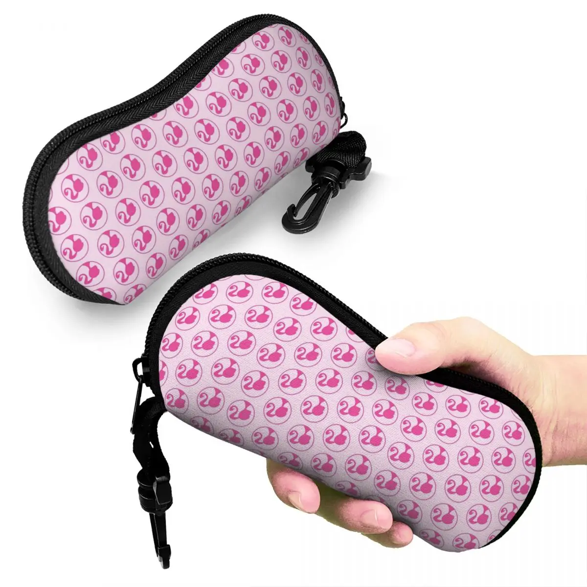 Cute Girl Glasses Case Convenient Box Pink Barbi Glasses Storage Box Anti-Pressure Eyeglasses Box