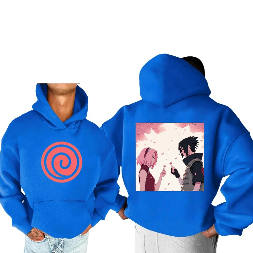 Mais hokage impressão família camisola de manga comprida masculino e feminino mesmo outono e inverno natal moletom térmico de alta qualidade