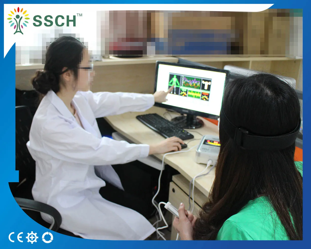 Suyzeko Health Quantum Analyzer Magnetic Resonance Machine Quantum Bio Scanner Diagnosis Test Full Body Scanning