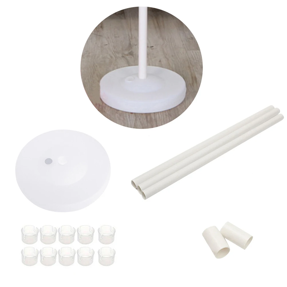 

Wedding Decoration Balloon Column Base Stick Plastic Poles Party Supplies Event Garden Anniversary Festival Advertising Pole Set
