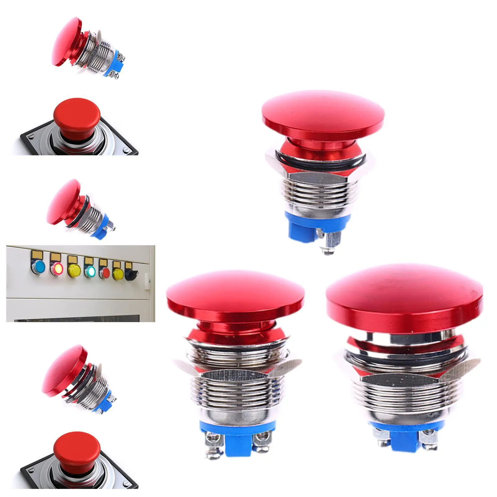 Momentary Push Button Switch Spare Parts Easy Installation Repair Waterproof