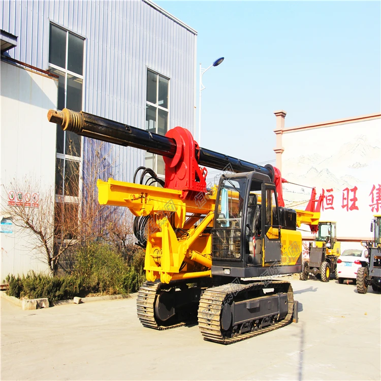20m Long Auger Drill Machine Hydraulic Auger Drilling Rig
