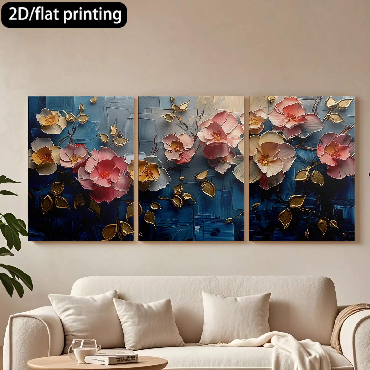 Three-Panel Decorat…