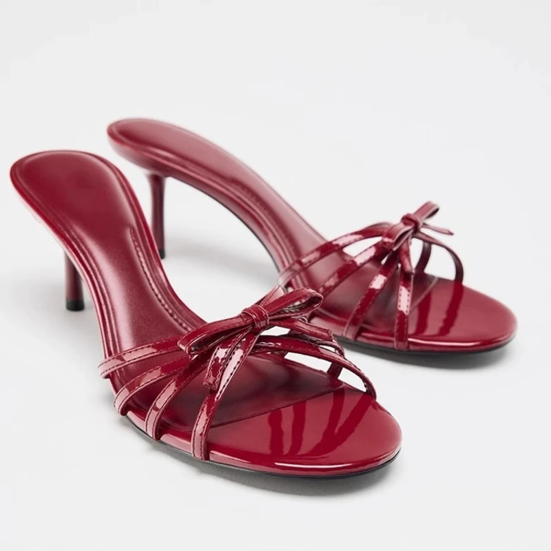 

Women High Heels Slippers Heeled Sandals Woman Shoes Summer Fashionable Stilettos Pumps 2026 Brand New Dress Sandals